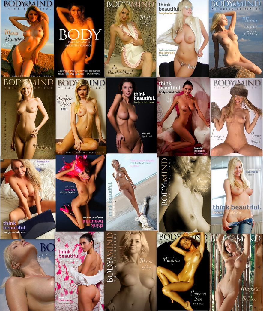20 сетов четырёх фотомоделей с сайта BodyInMind.com.