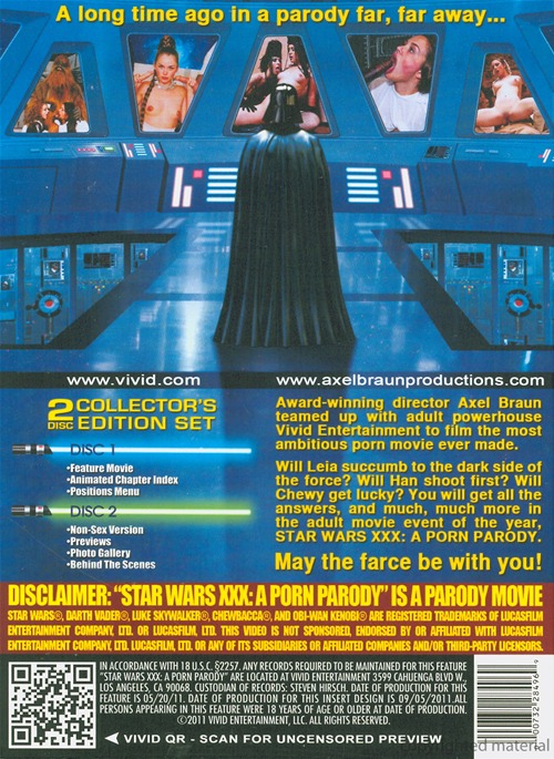 Star Wars XXX: A Porn Parody Collector s Edition  (Kimberly Kane, Kylie Ireland, Allie Haze, Jennifer Dark, Jennifer White, Gia Dimarco, Lily Cade, Brandy Aniston, Rylie Richman, Lizzy London, Rihanna Rimes, Rocco Reed, Tom Byron, Lexington Steele, Marcus London, Kyle Stone, Kris Slater, Derrick Pierce, Seth Gamble, Eve Laurence, Alex Knight, Aiden Ashley, Tommy Pistol, Dick Chibbles, Ryan McLane